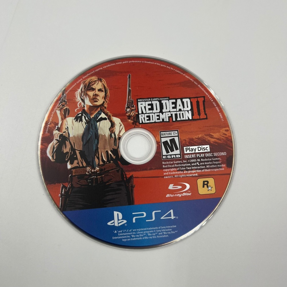 Red Dead Redemption 2 Sony PlayStation 4 PS4 Rockstar Games Disc Only